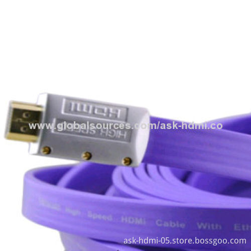 High-speed HDMI Cable, 1.4 Version with Nylon Sleeve, Supports 3DNew